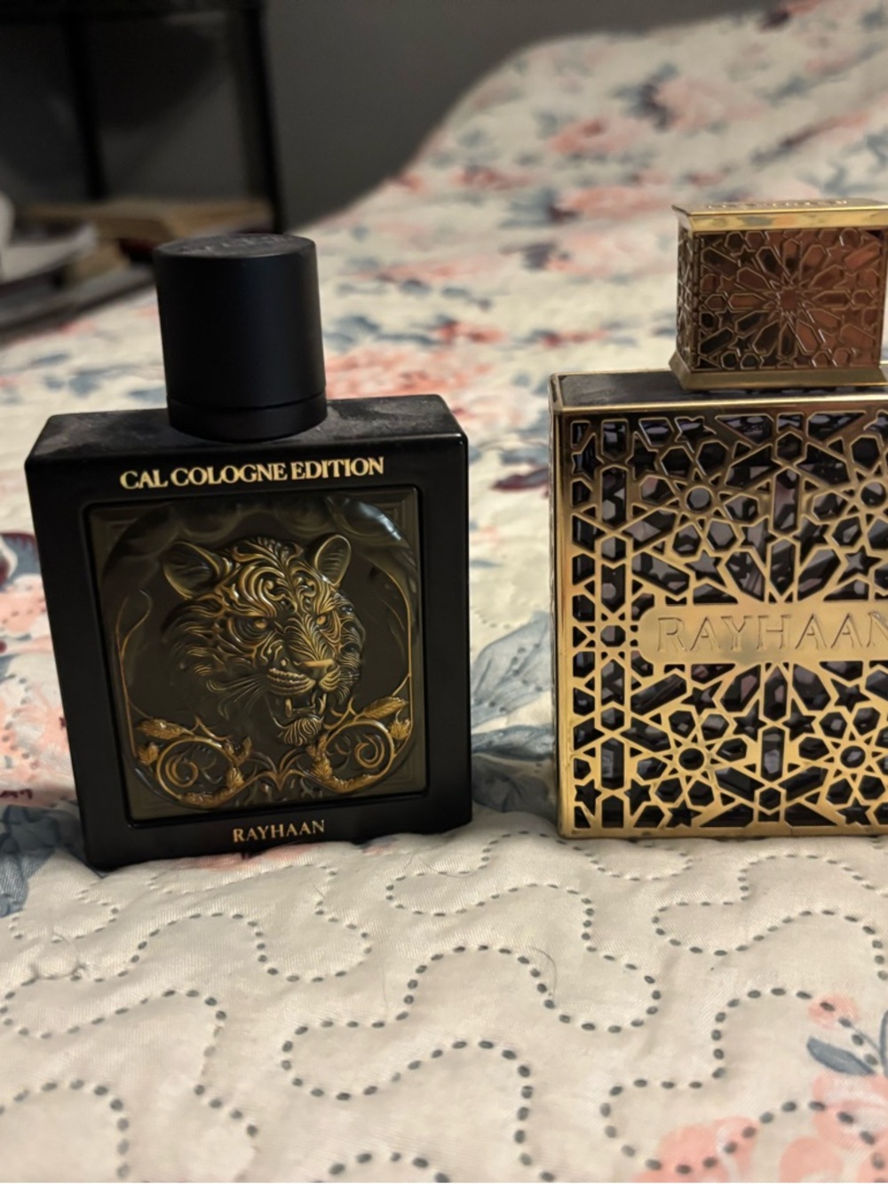 Rasasi Rayhaan Cal Cologne Edition & Rayhaan Gold Bottles - Black & Gold